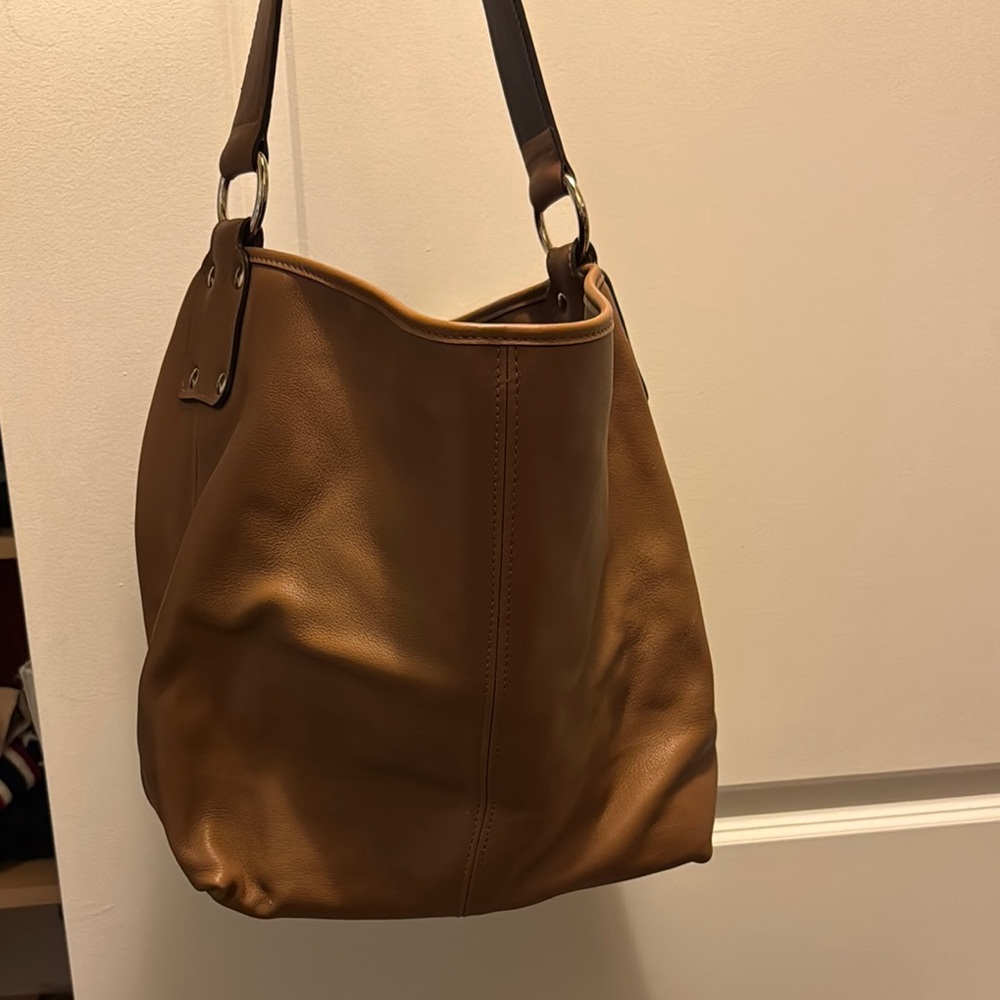 Brown Leather Shoulder Bag